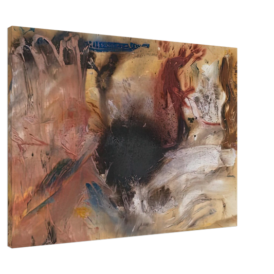 Helen Frankenthaler - Sun Spot, 1954- Canvas - 20x30 cm / 8x12 inches-canvas