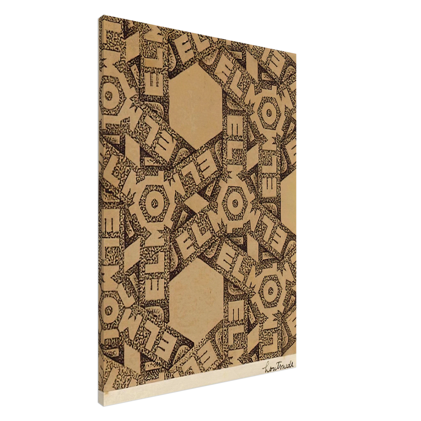 MC Escher - ESCHER (21) Canvas - 20x30 cm / 8x12 inches-canvas