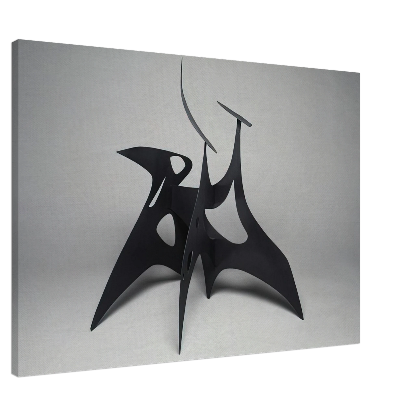 Alexander Calder - MUCH PIERCED 1947 Canvas - 20x30 cm / 8x12 inches-canvas