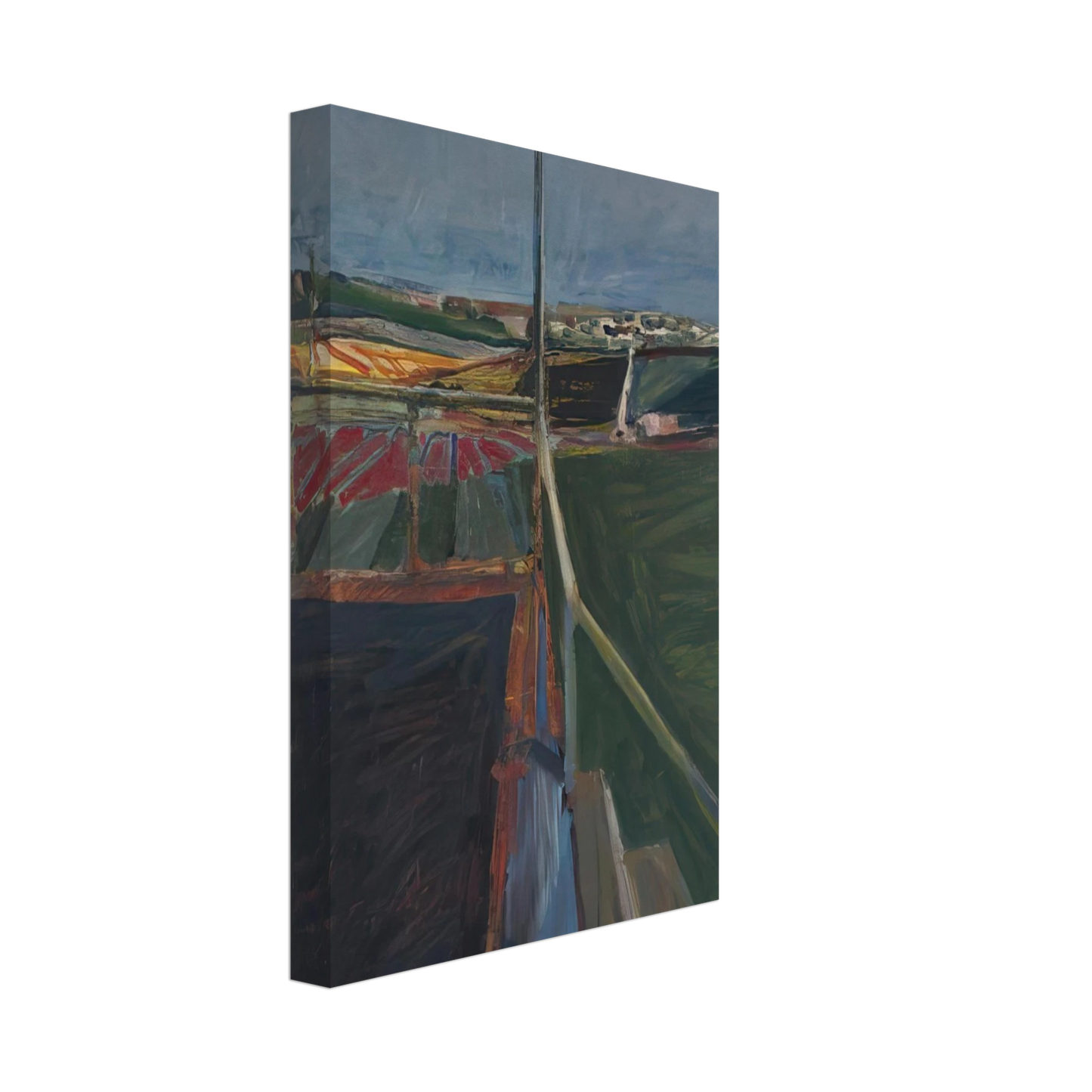 Richard Diebenkorn - View from the Porch Canvas - 70x100 cm / 28x40 inches-canvas