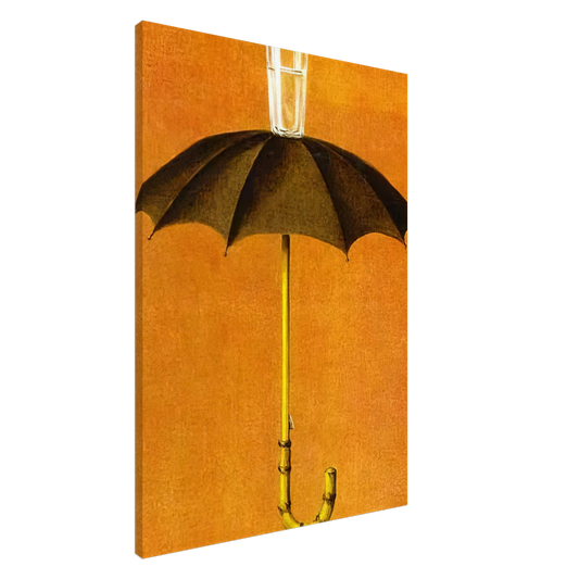 Rene Magritte - HEGEL S HOLIDAY 1958 Canvas - 20x30 cm / 8x12 inches-canvas