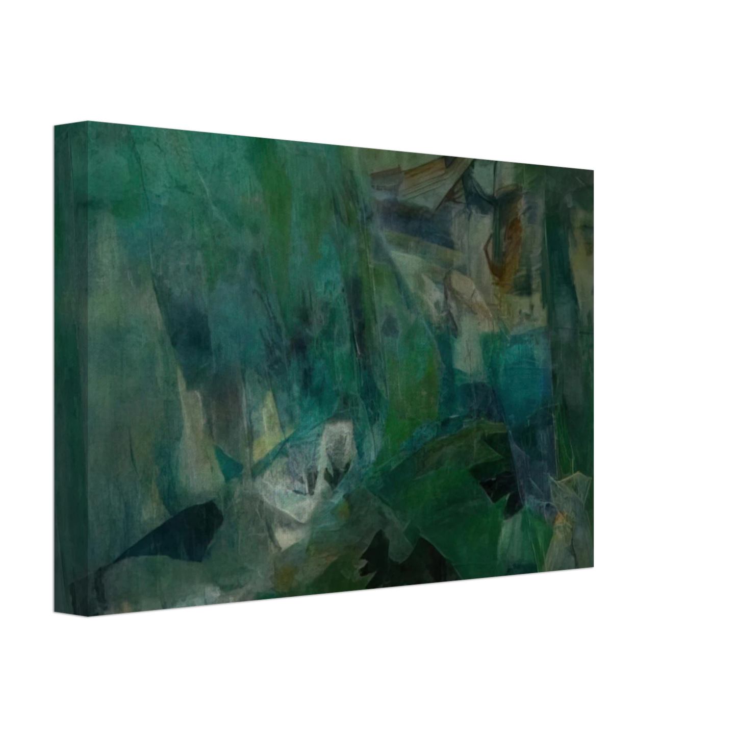 Nasreen Mohamedi - Untitled - 1960 Canvas - 40x60 cm / 16x24 inches-canvas