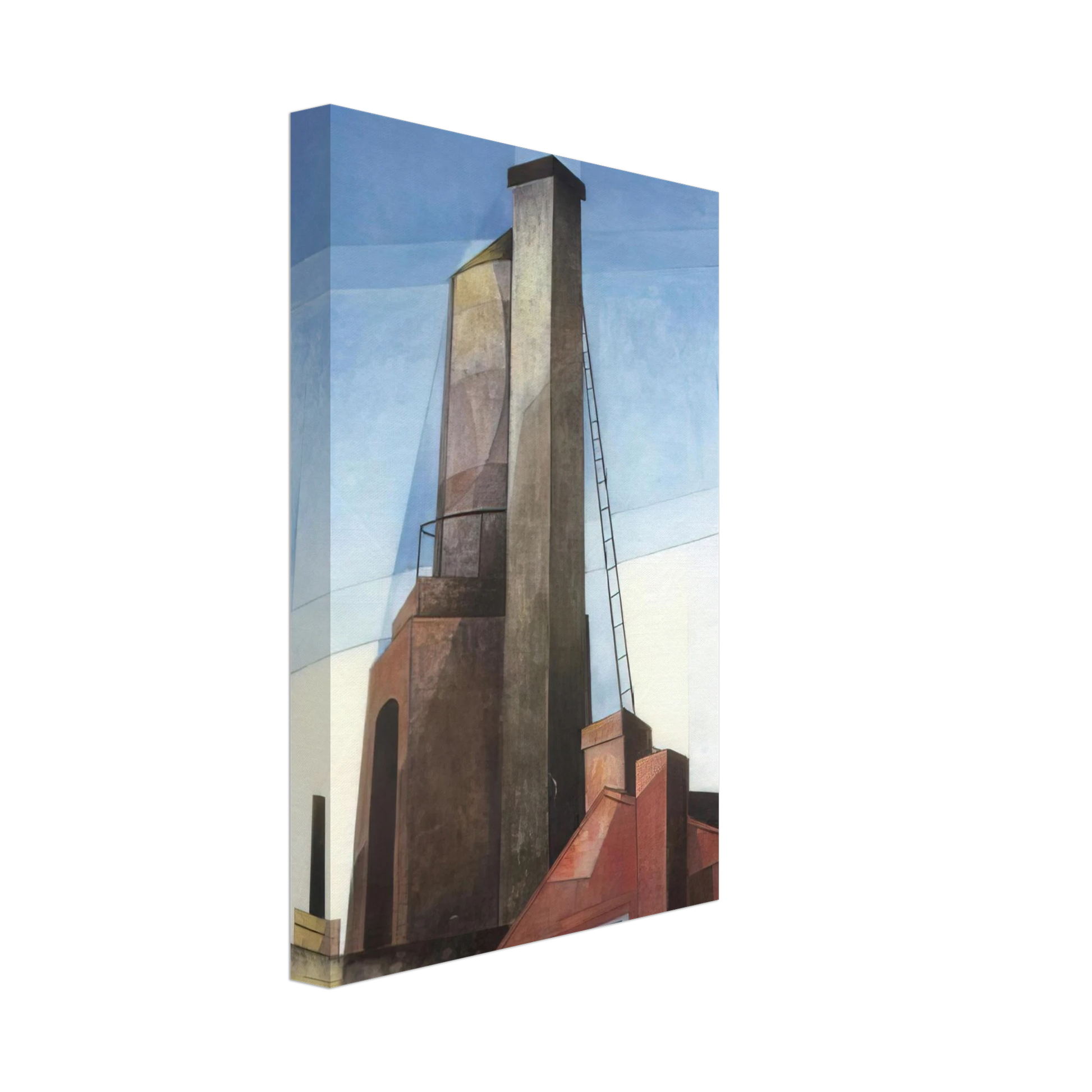 Charles Demuth - Aucassin and Nicolette - 1921 Canvas - 70x100 cm / 28x40 inches-canvas