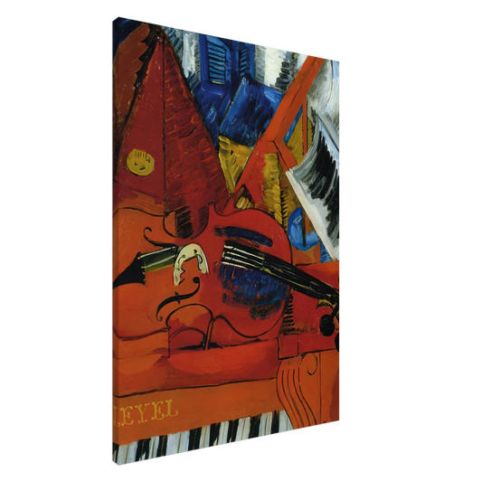 Raoul Dufy - THE VIOLIN 1916 Canvas - 20x30 cm / 8x12 inches-canvas