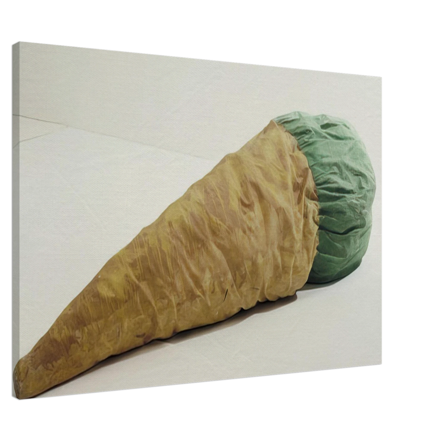 Claes Oldenburg - FLOOR CONE 1962 Canvas - 20x30 cm / 8x12 inches-canvas