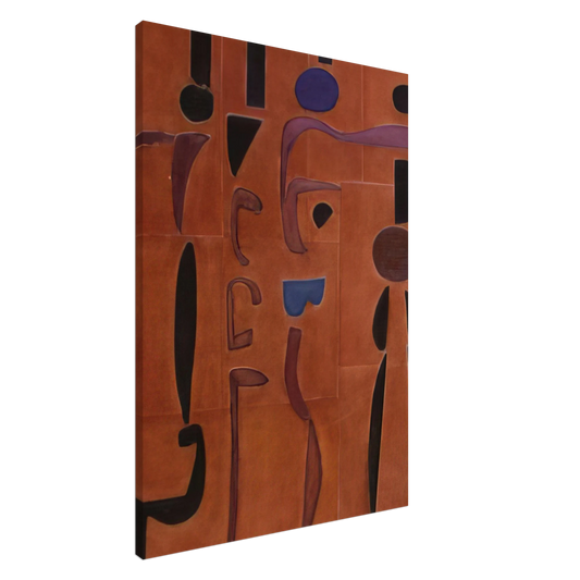 Will Barnet - Terracotta - 2004 United States Canvas - 20x30 cm / 8x12 inches-canvas