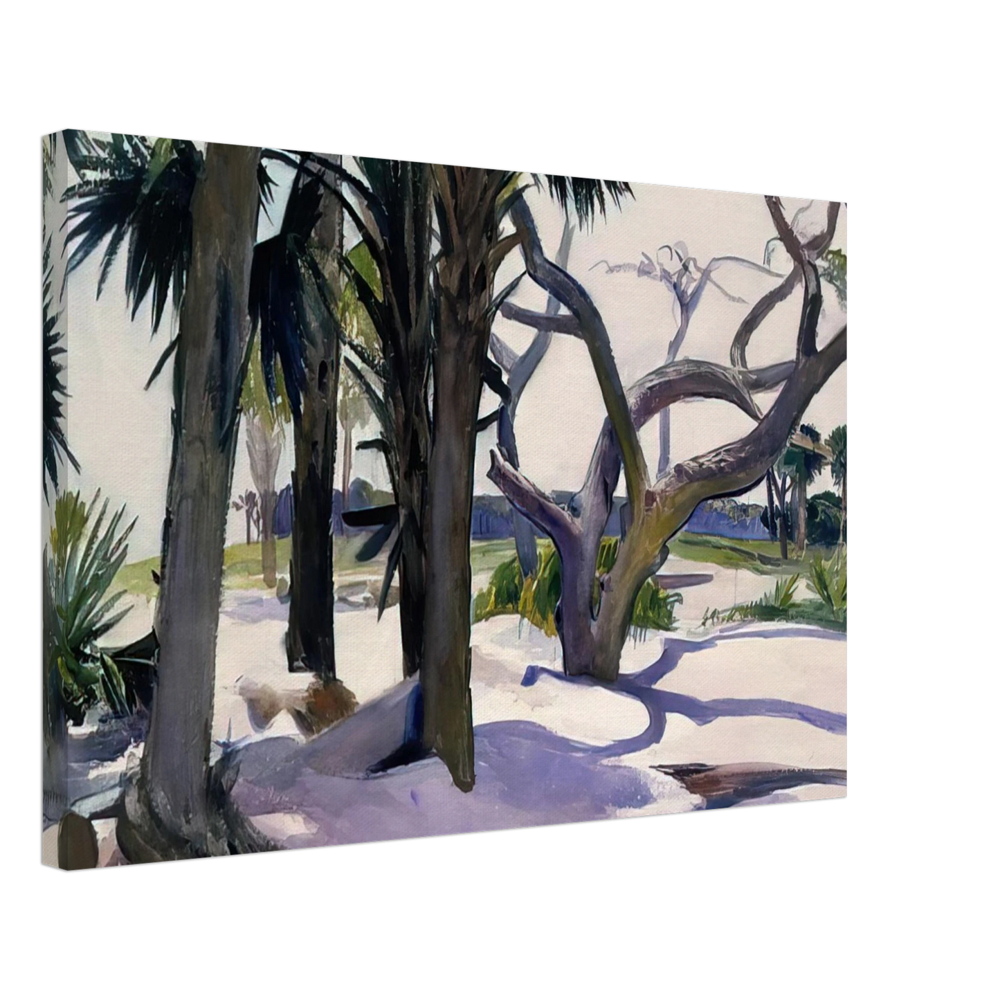 Edward Hopper - Folly Beach, Charleston, South Carolina Canvas - 70x100 cm / 28x40 inches-canvas