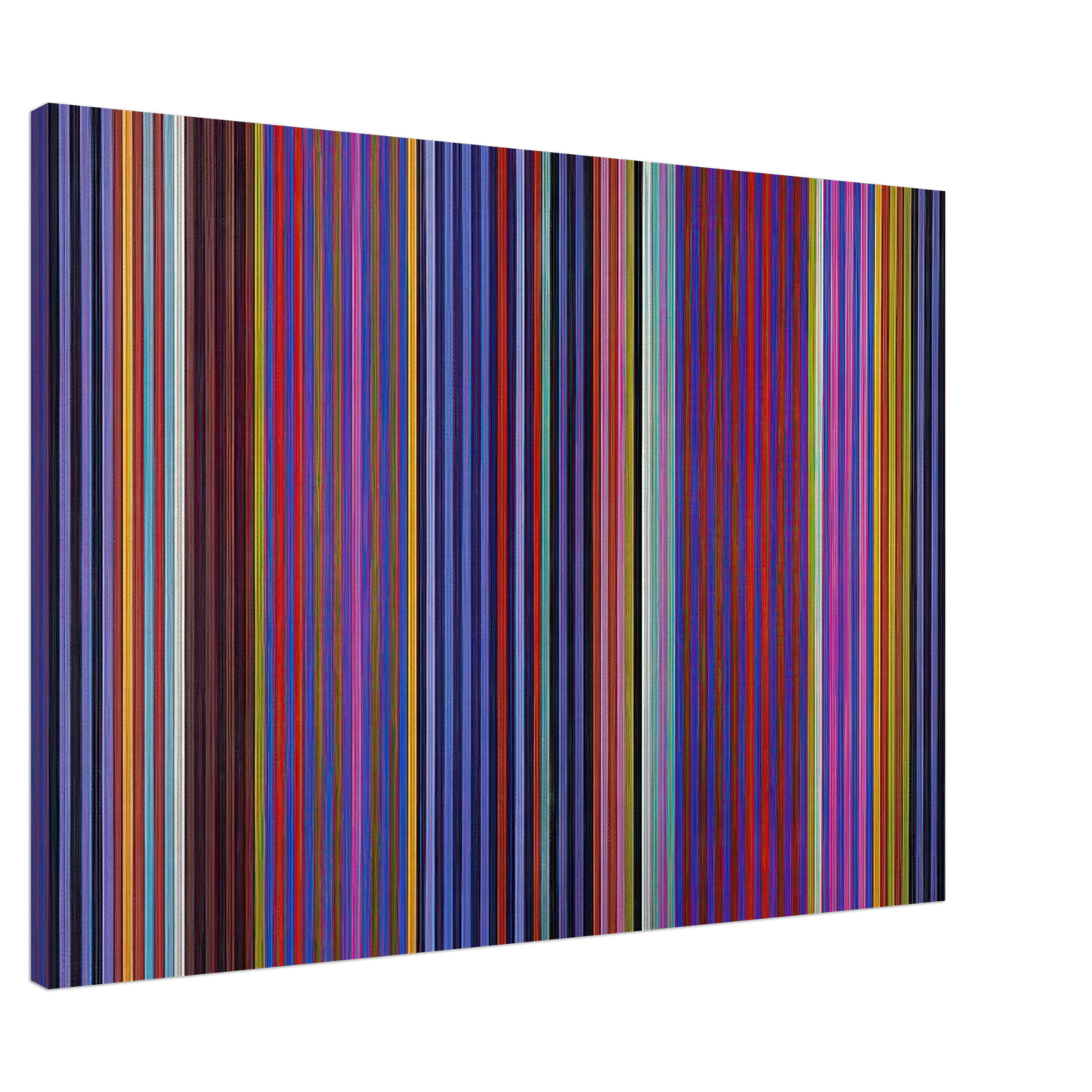 Gene Davis - Red Witch - 1966 Canvas - 20x30 cm / 8x12 inches-canvas