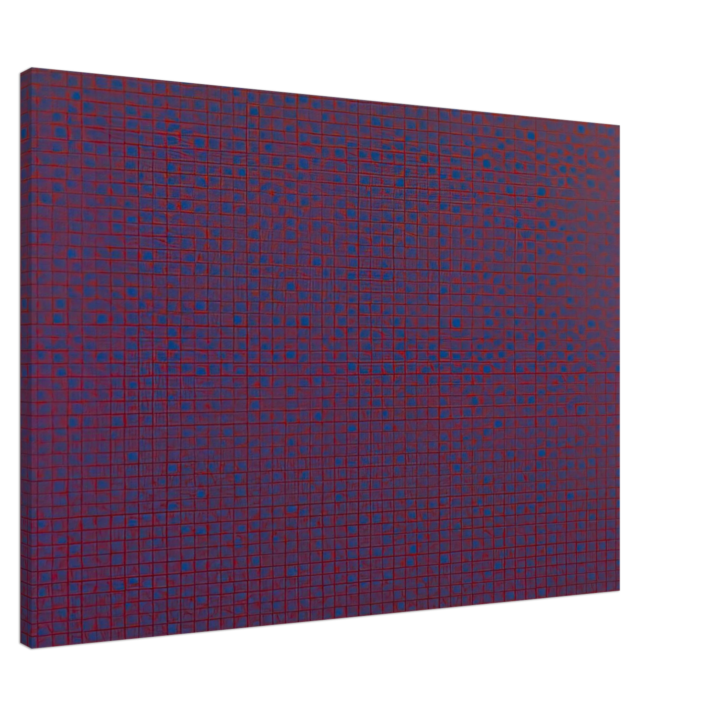 Francois Morellet - 4 trames 22Ã‚Â°5, 45Ã‚Â°, 67Ã‚Â°5, 90Ã‚Â° - 1969 Canvas - 20x30 cm / 8x12 inches-canvas