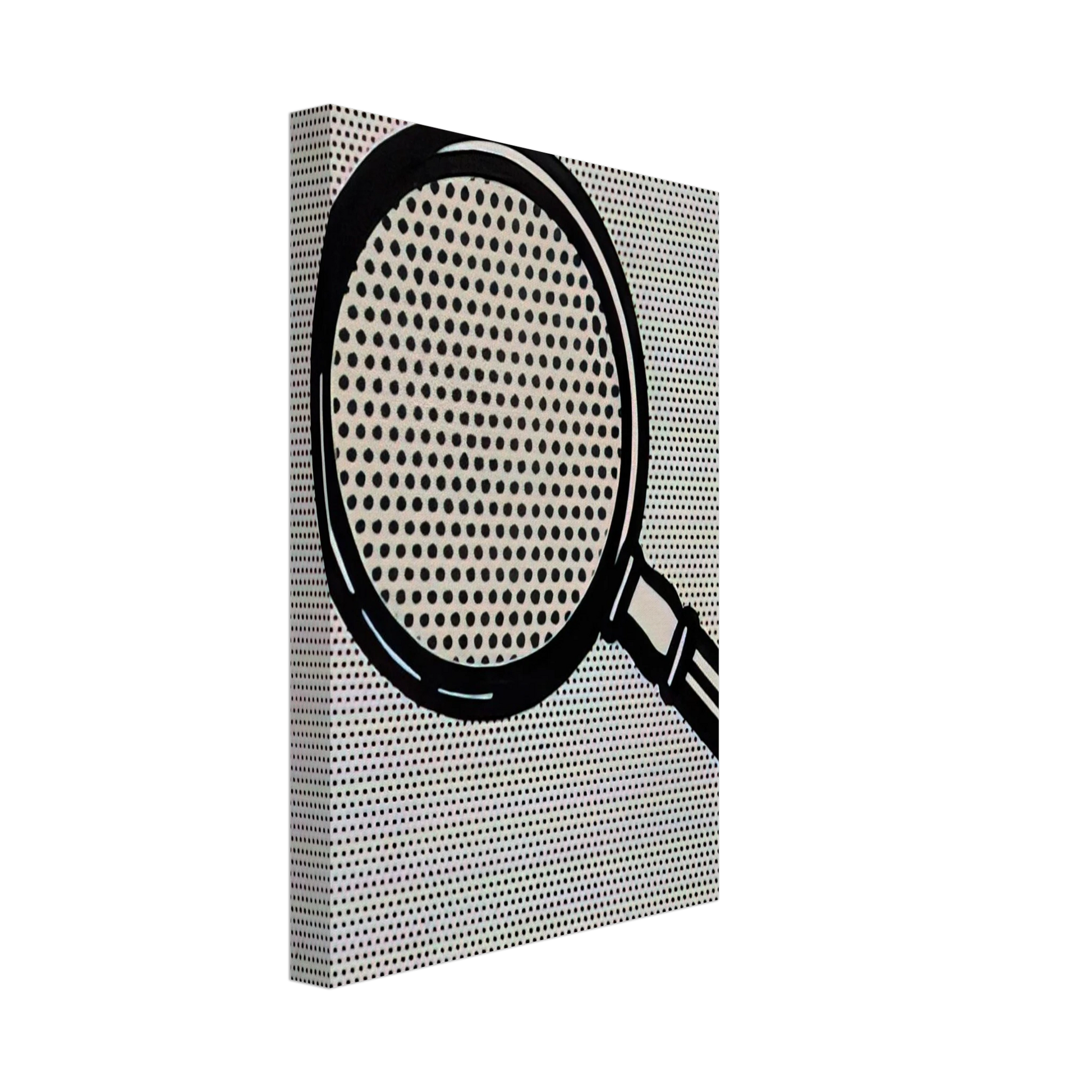 Roy Lichtenstein - MAGNIFYING GLASS 1963 Canvas - 40x60 cm / 16x24 inches-canvas