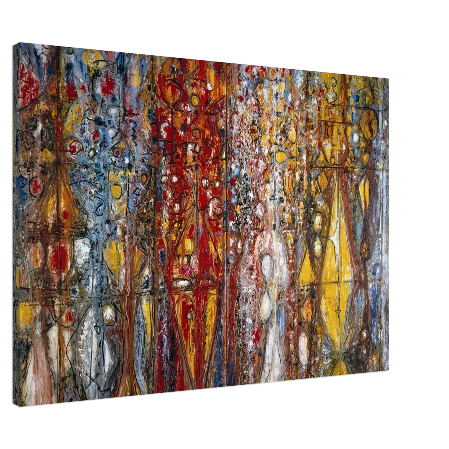 Richard Pousette-Dart - Blood Wedding Canvas - 20x30 cm / 8x12 inches-canvas