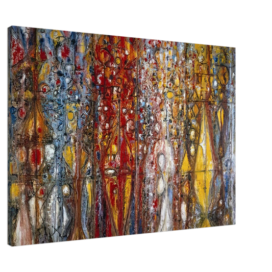 Richard Pousette-Dart - Blood Wedding Canvas - 20x30 cm / 8x12 inches-canvas