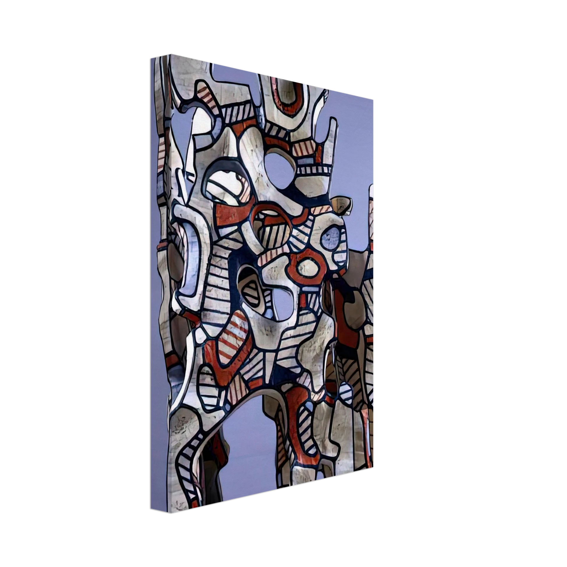 Jean Dubuffet - THE COSMORAMA IV Canvas - 70x100 cm / 28x40 inches-canvas