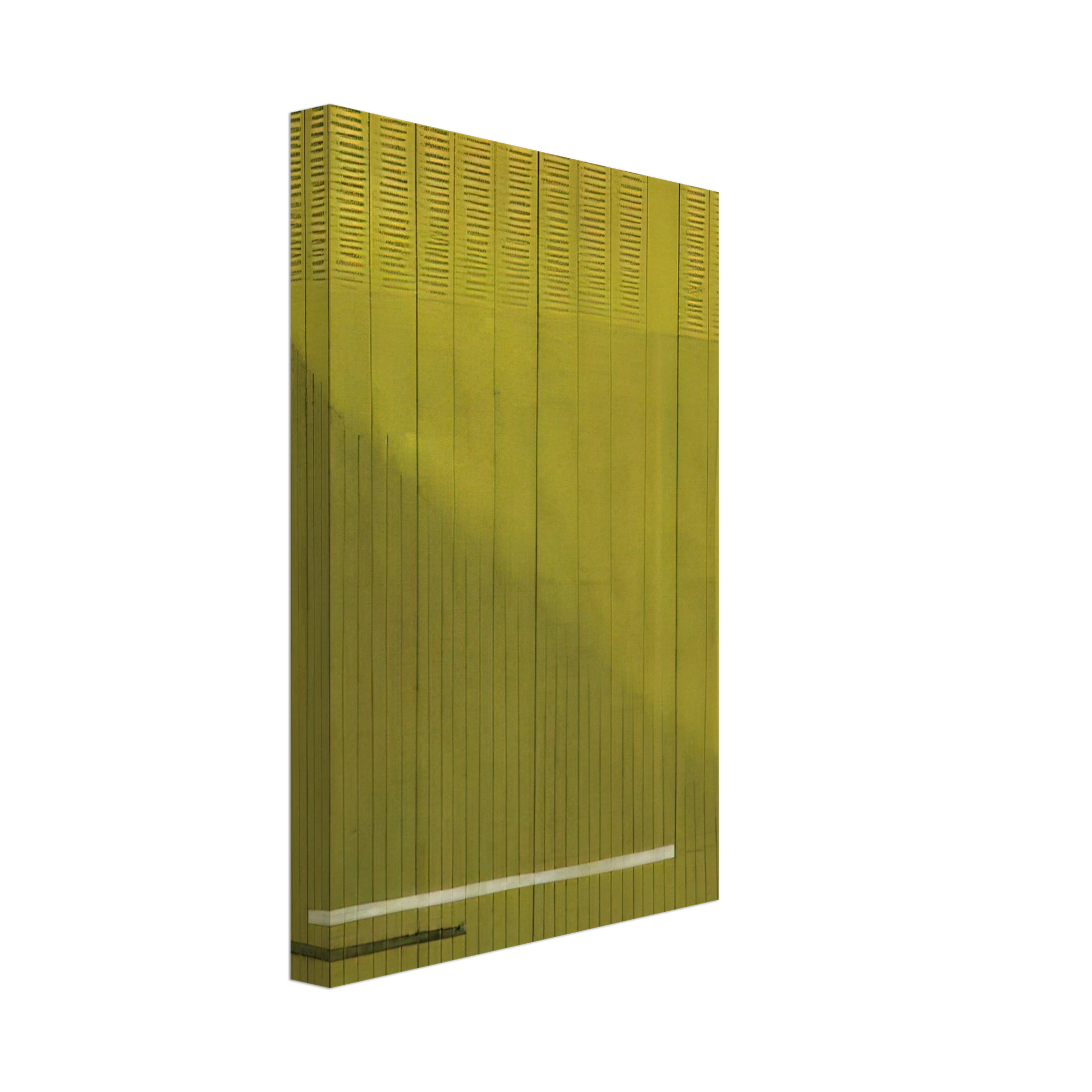 Bice Lazzari - Grigio  Giallo Gray and Yellow - 1966 Canvas - 40x60 cm / 16x24 inches-canvas