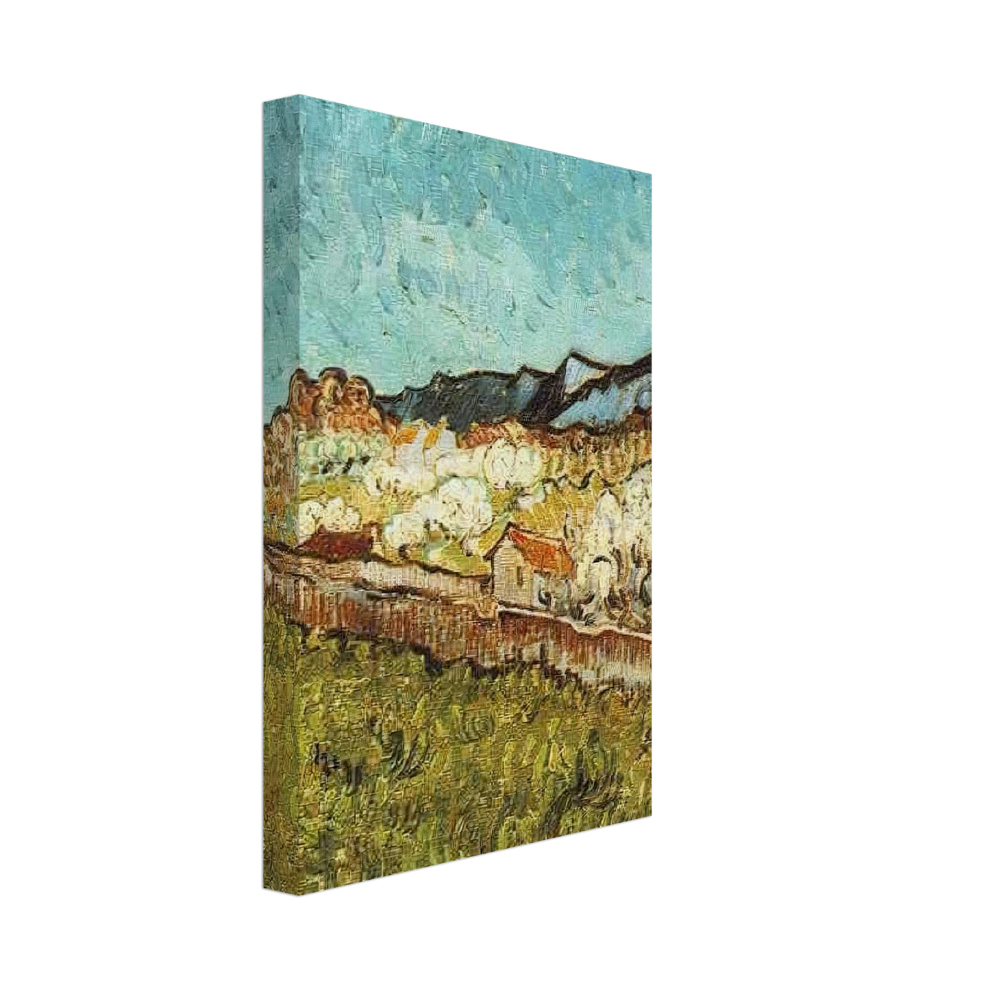 Vincent van Gogh - At the Foot of the Mountains Canvas - 70x100 cm / 28x40 inches-canvas