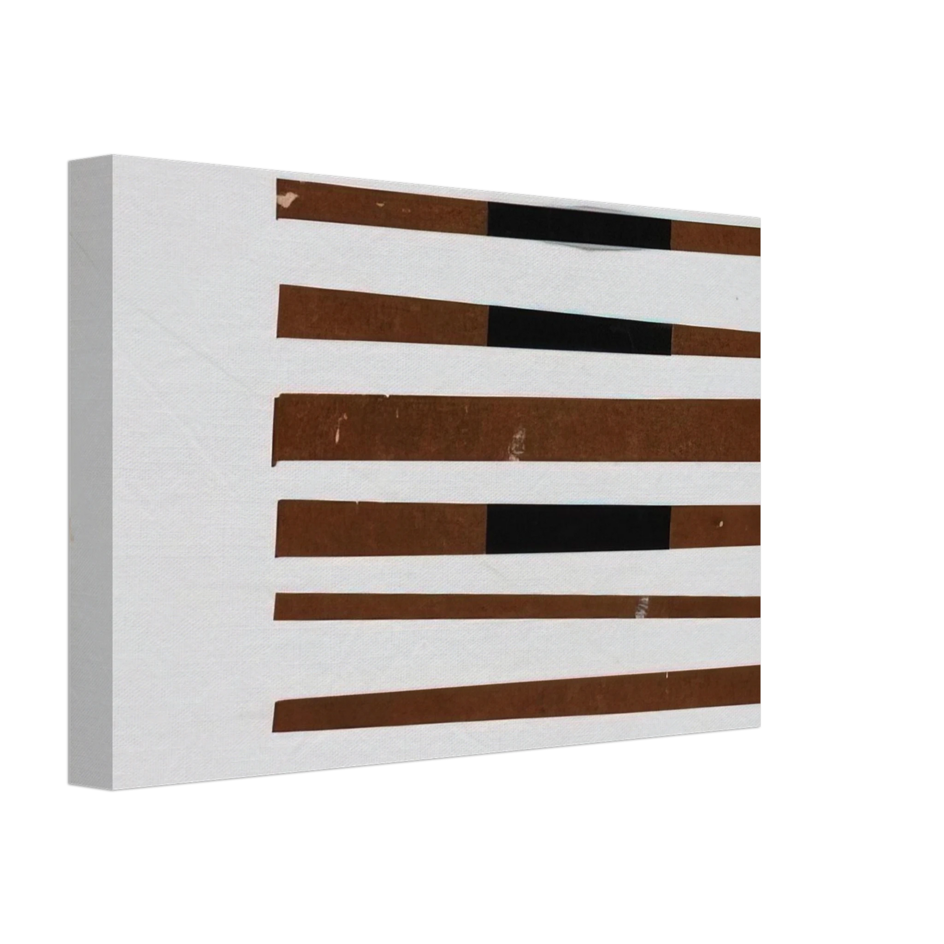 Ellsworth Kelly - Black, Brown, White Canvas - 40x60 cm / 16x24 inches-canvas