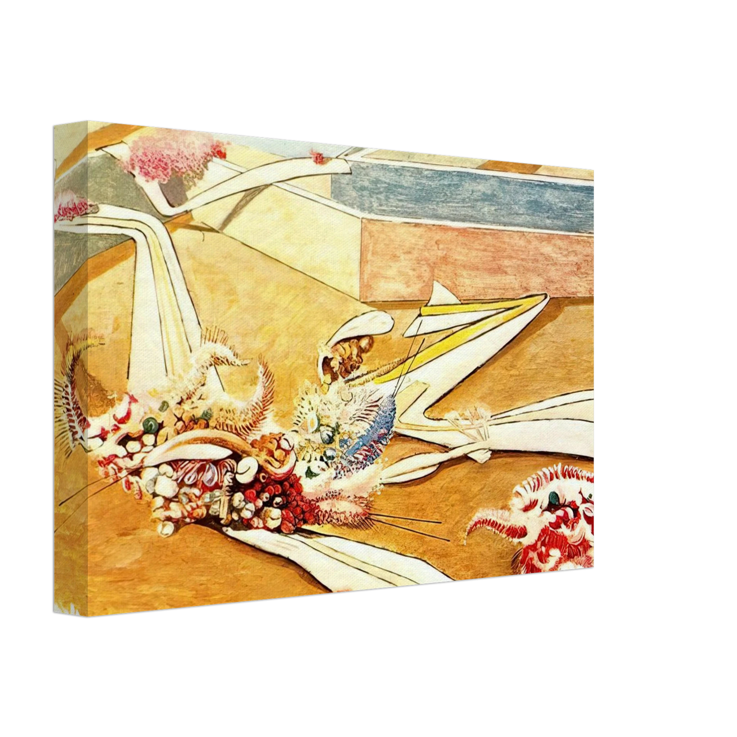 Max Ernst - Flying Horse Garden Canvas - 40x60 cm / 16x24 inches-canvas