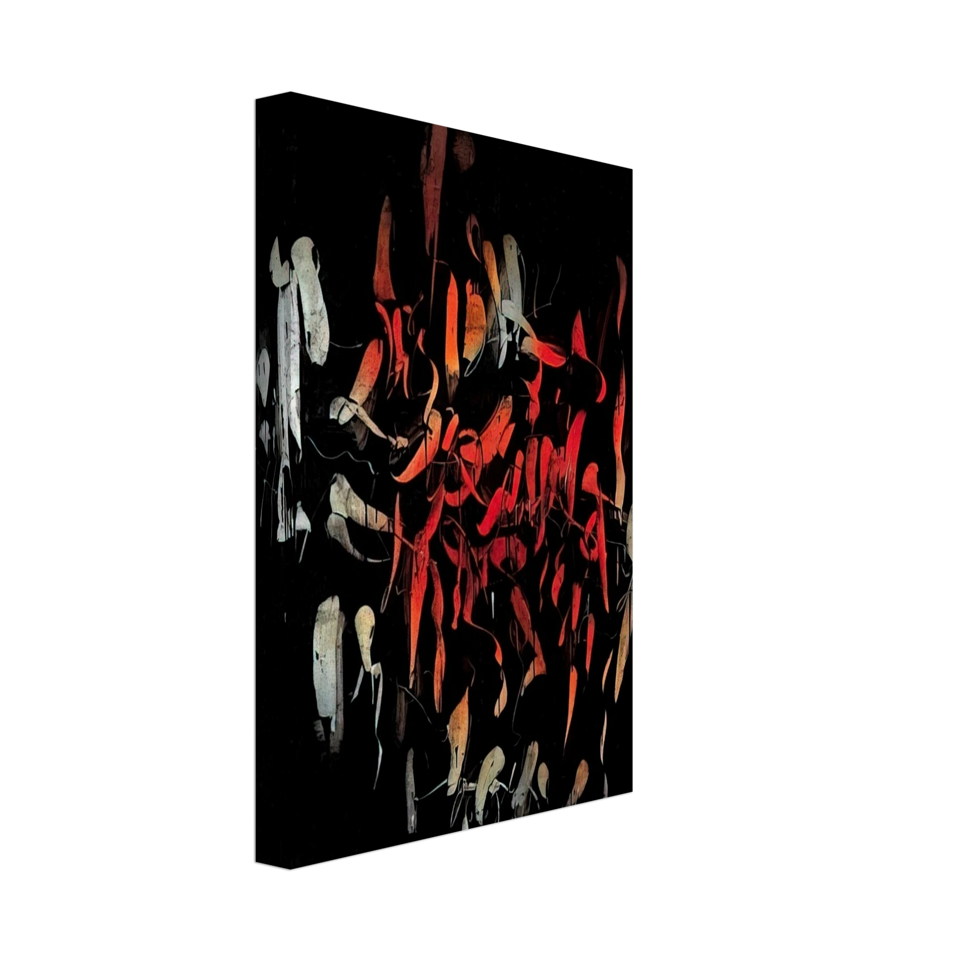 Simon Hantai - A Gerald Manley Hopkins - 1958 Canvas - 40x60 cm / 16x24 inches-canvas