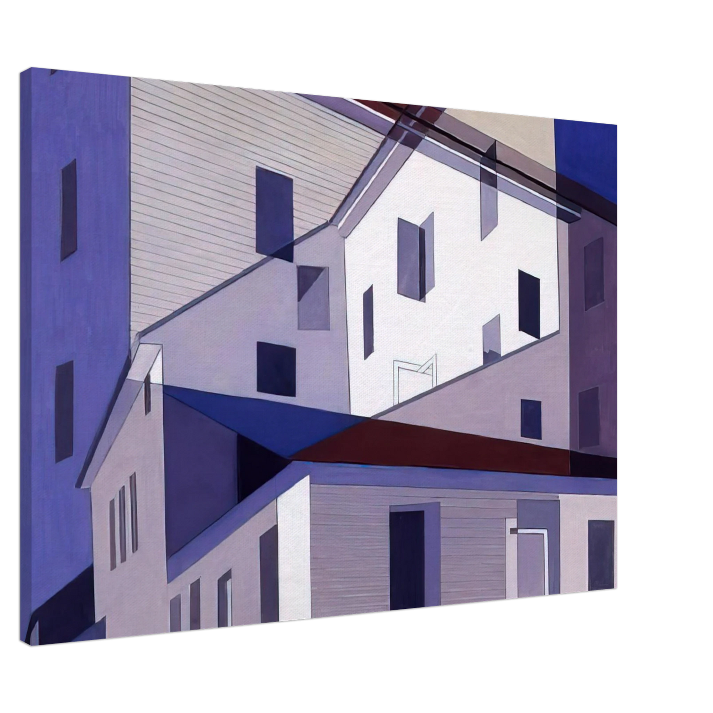 Charles Sheeler - On A Shaker Theme #2 - Precisionism Canvas - 20x30 cm / 8x12 inches-canvas