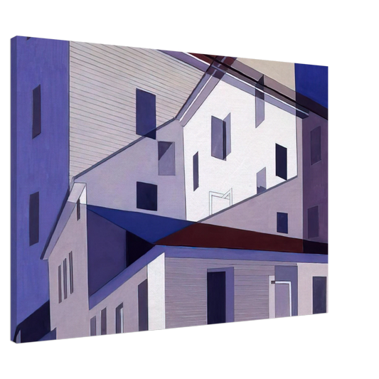 Charles Sheeler - On A Shaker Theme #2 - Precisionism Canvas - 20x30 cm / 8x12 inches-canvas