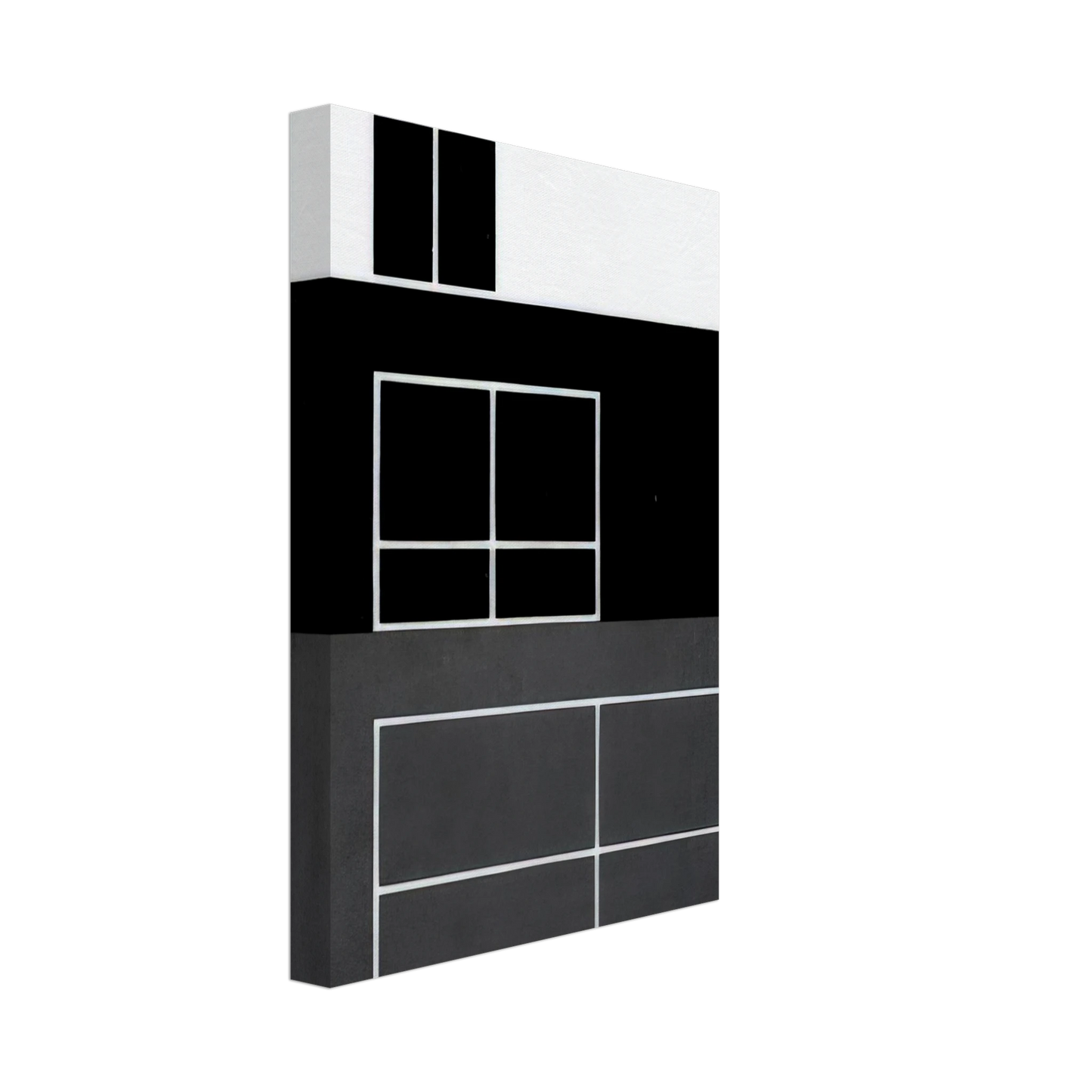 Josef Albers - INTERIOR B 1929 Canvas - 40x60 cm / 16x24 inches-canvas