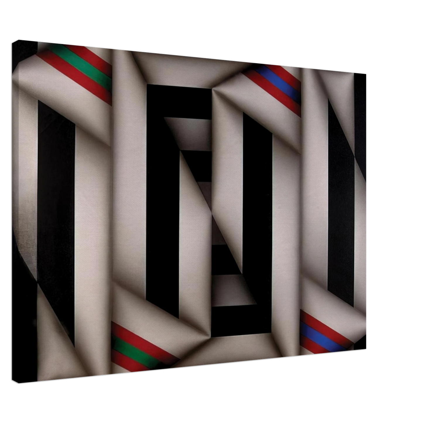 Omar Rayo - Omelemo II - 1981 Canvas - 20x30 cm / 8x12 inches-canvas