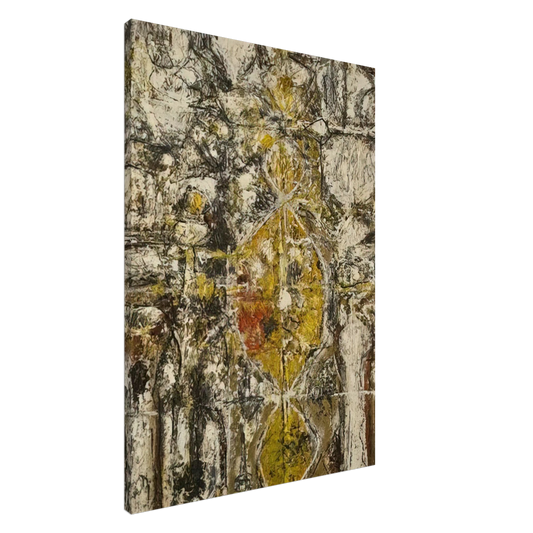 Richard Pousette-Dart - Cascella II - 1952 Canvas - 20x30 cm / 8x12 inches-canvas