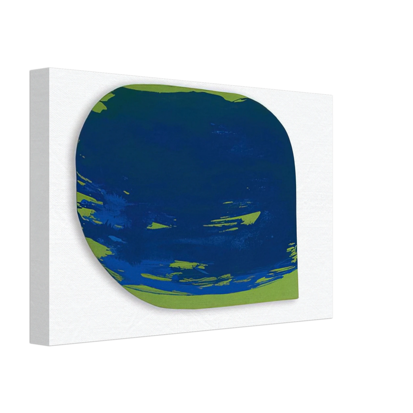 Blinky Palermo - BLAU AUF GR N 1965 Canvas - 40x60 cm / 16x24 inches-canvas