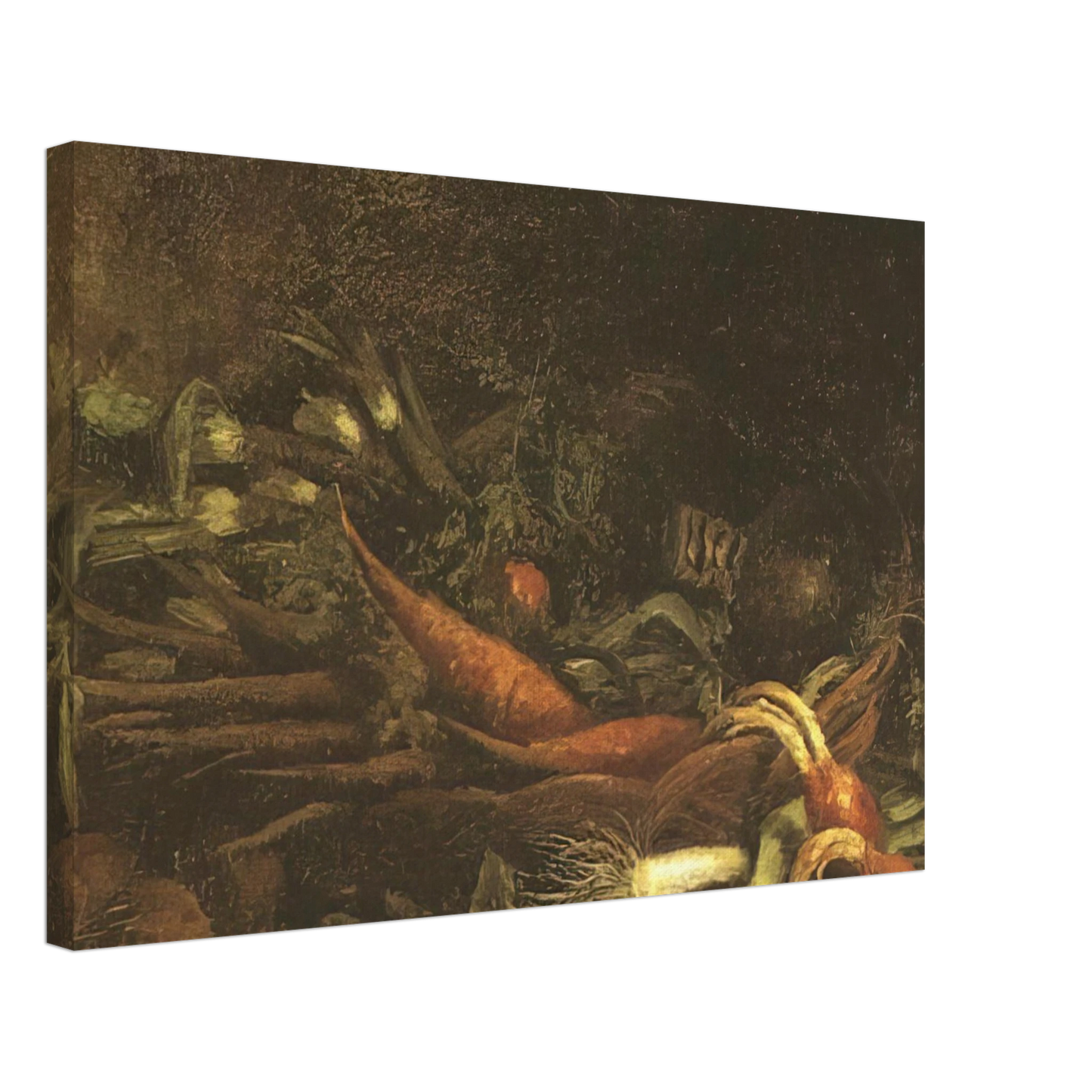 Vincent van Gogh - Still life with a basket of vegetables Canvas - 40x60 cm / 16x24 inches-canvas