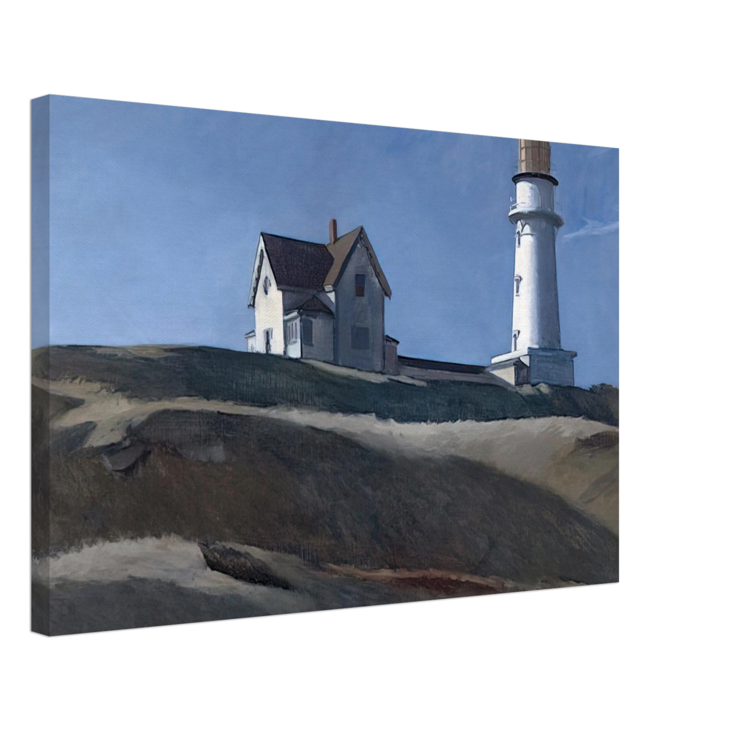 Edward Hopper - Lighthouse HIll Canvas - 70x100 cm / 28x40 inches-canvas