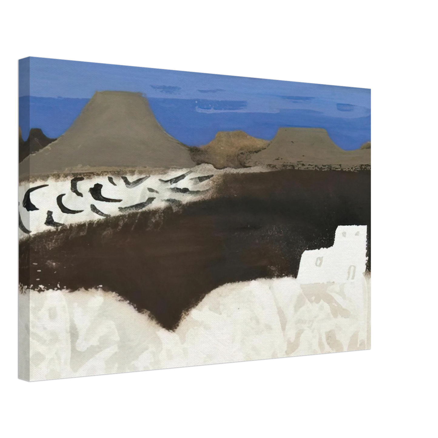 Mary Fedden - Lanzarote - 1977 Canvas - 70x100 cm / 28x40 inches-canvas