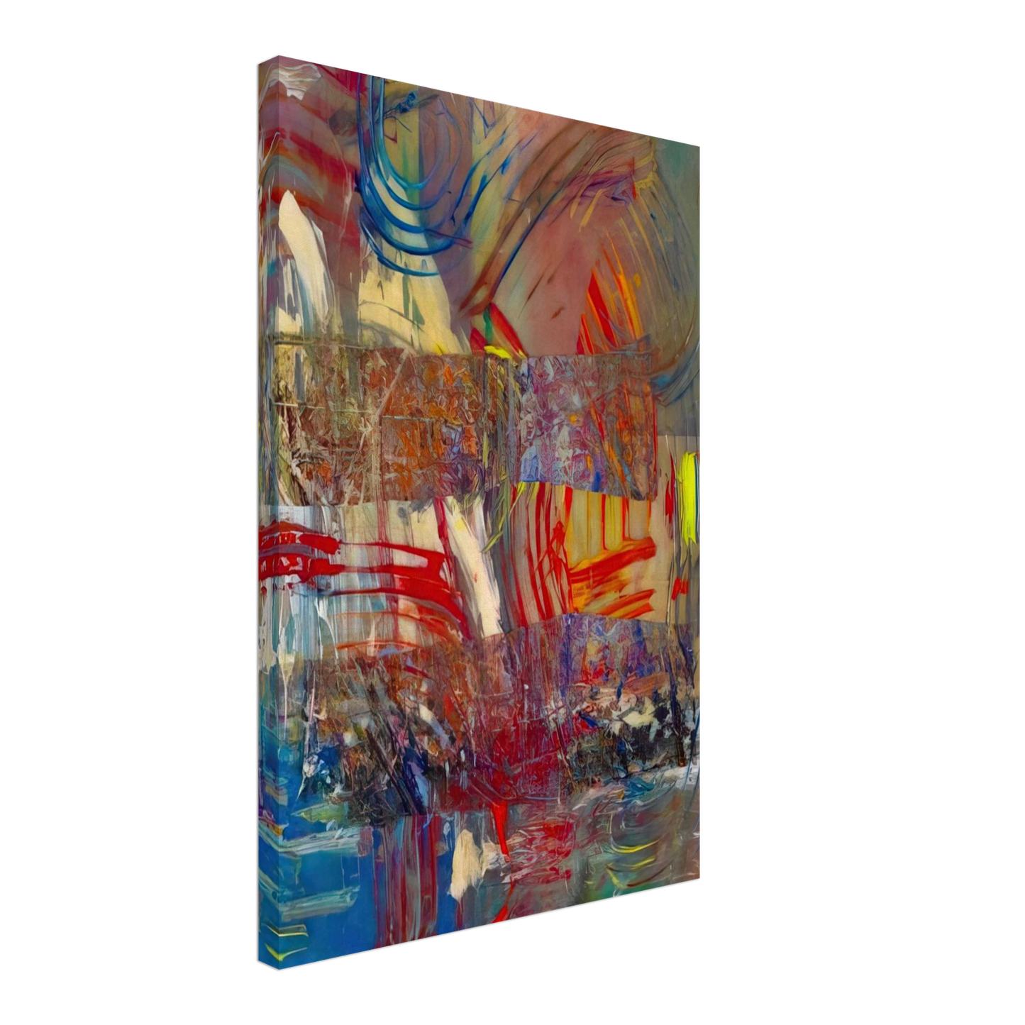 Sam Gilliam - Horses Upside Down Canvas - 40x60 cm / 16x24 inches-canvas