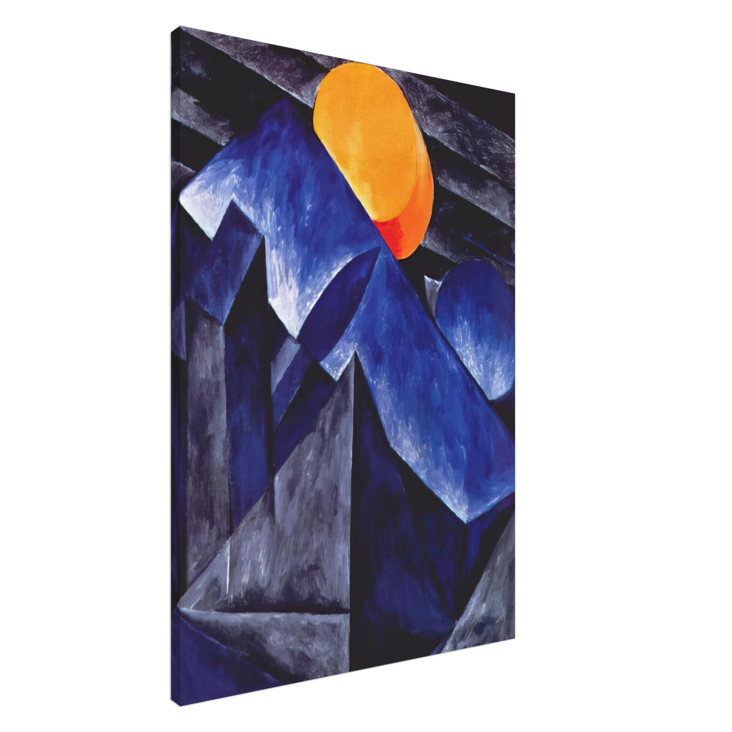 Natalia Goncharova - Composition - 1914 Canvas - 20x30 cm / 8x12 inches-canvas