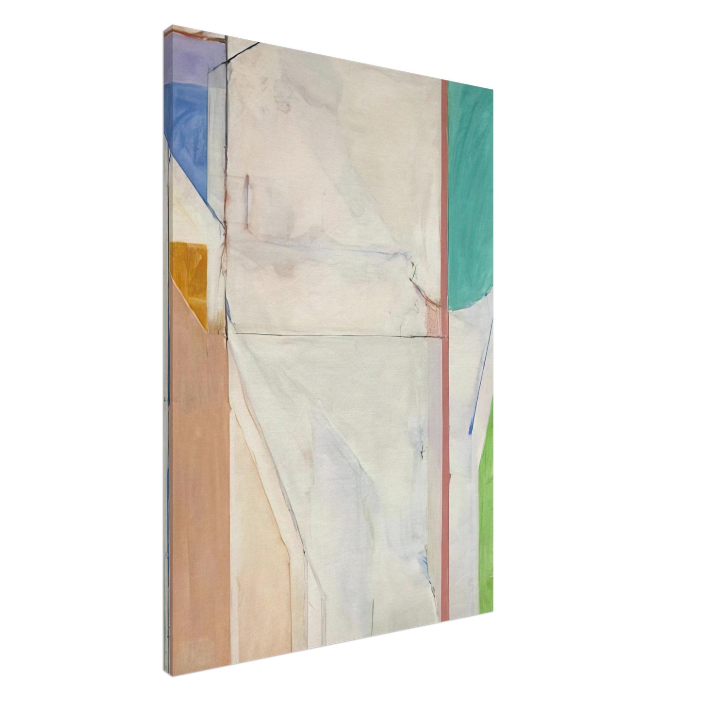 Richard Diebenkorn - Ocean Park #43 Canvas - 20x30 cm / 8x12 inches-canvas