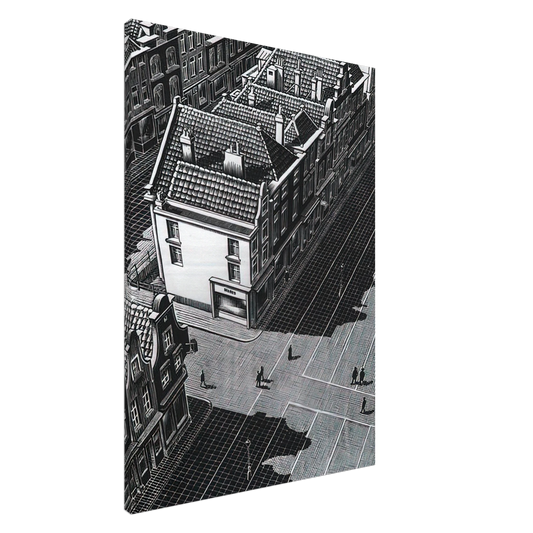 MC Escher - DELFT Canvas - 20x30 cm / 8x12 inches-canvas