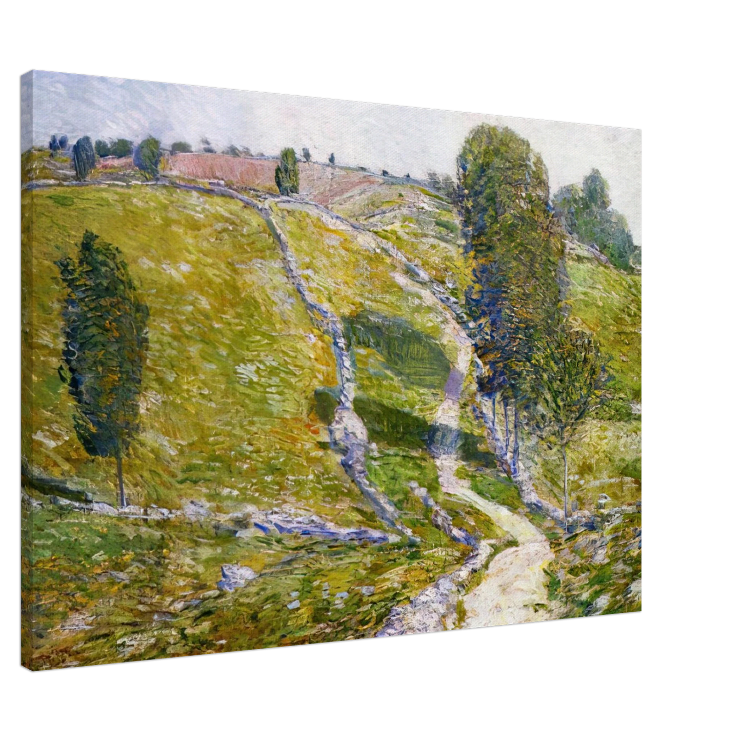 Childe Hassam - Road to the Land of Nod Canvas - 20x30 cm / 8x12 inches-canvas