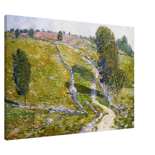 Childe Hassam - Road to the Land of Nod Canvas - 20x30 cm / 8x12 inches-canvas