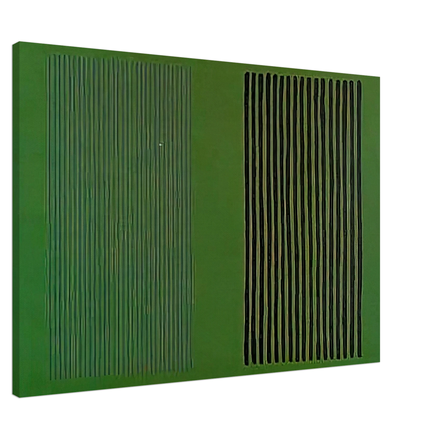 Gene Davis - Green Giant - 1980 Canvas - 20x30 cm / 8x12 inches-canvas