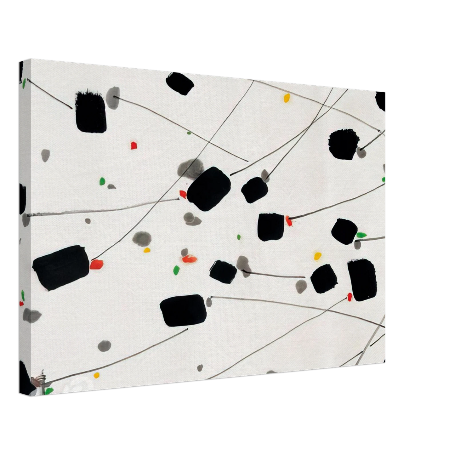 Wu Guanzhong - Spring Breeze - 2001 Canvas - 70x100 cm / 28x40 inches-canvas