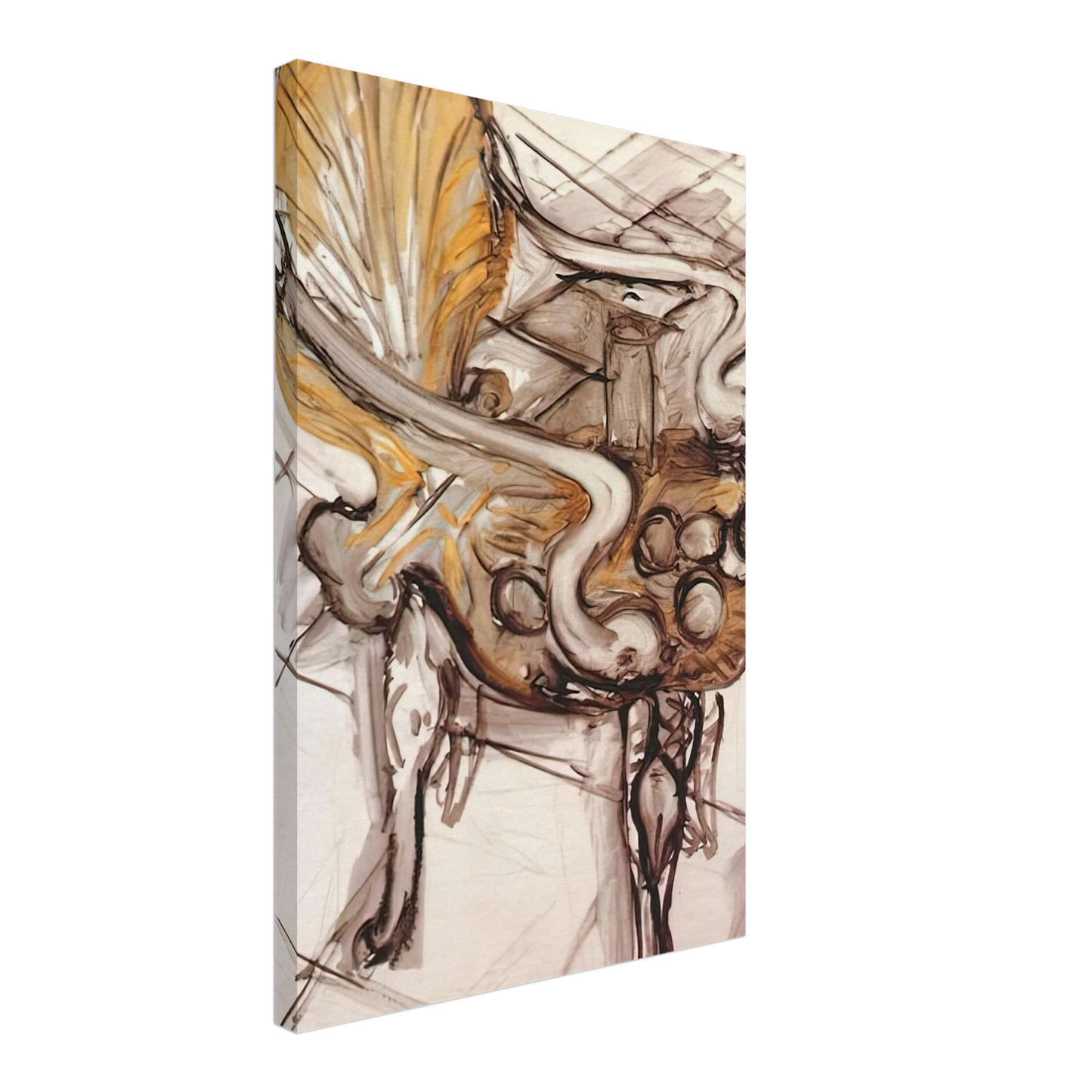 Henri Matisse - VENETIAN ARMCHAIR WITH FRUITS 1942 Canvas - 40x60 cm / 16x24 inches-canvas