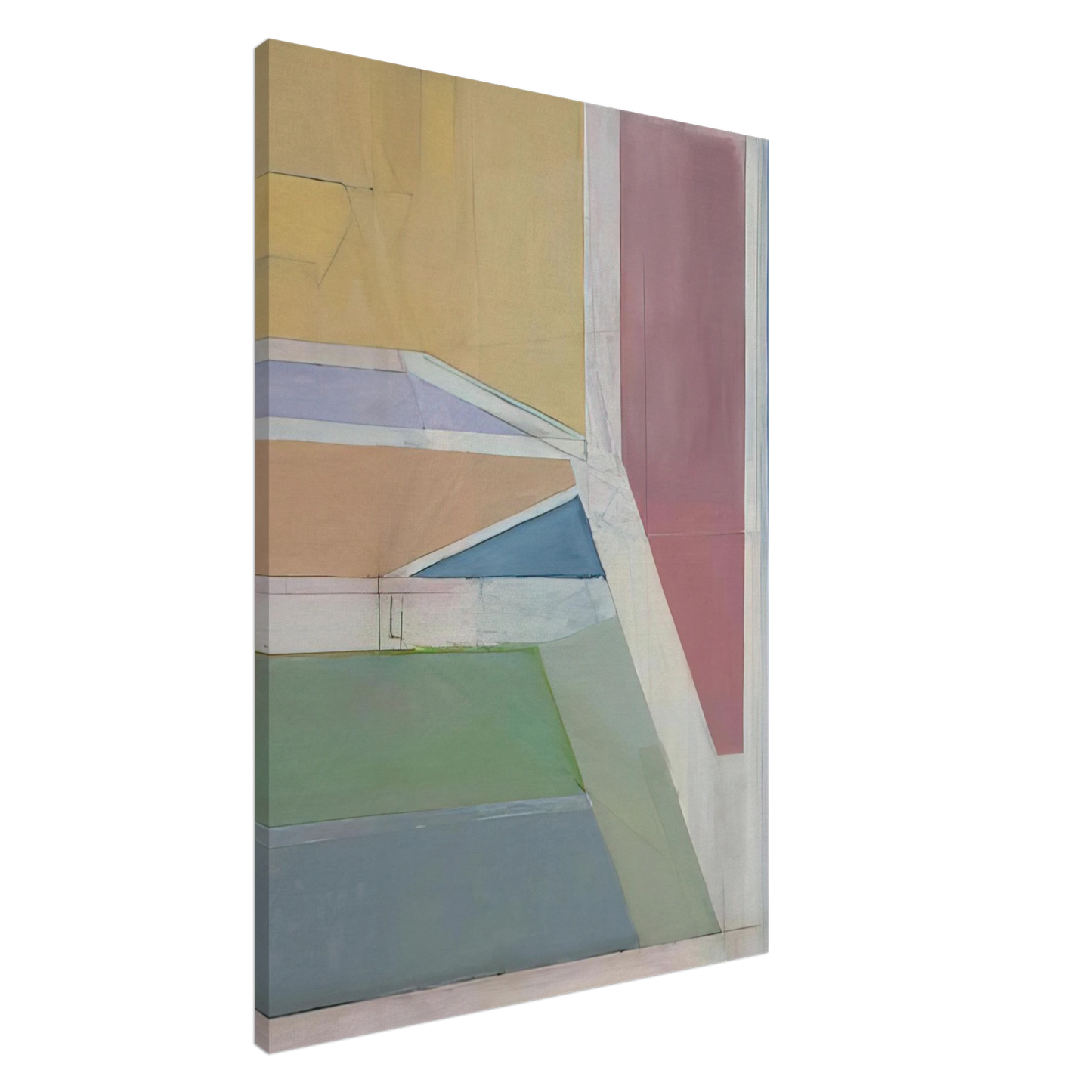Richard Diebenkorn - Ocean Park #27 Canvas - 20x30 cm / 8x12 inches-canvas