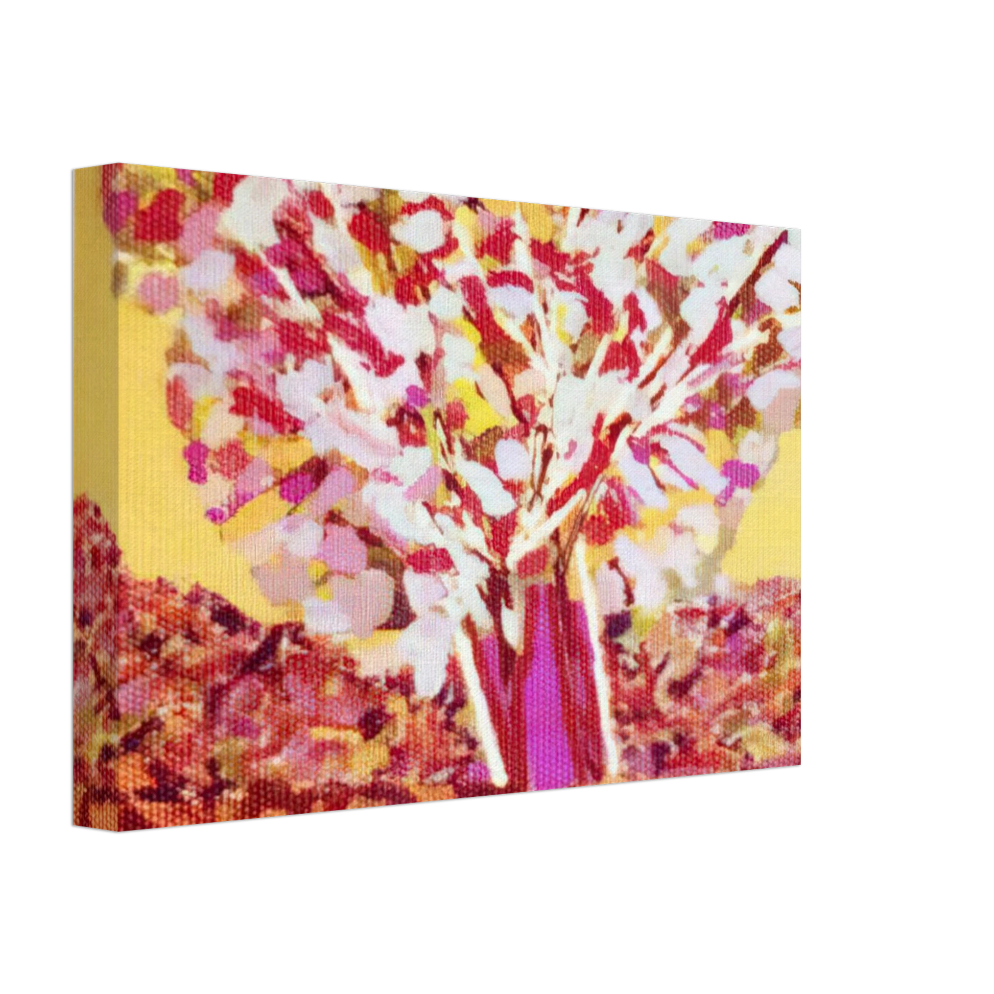 Ronnie Landfield - Utah, the Pregnant Tree - 1975 Canvas - 70x100 cm / 28x40 inches-canvas