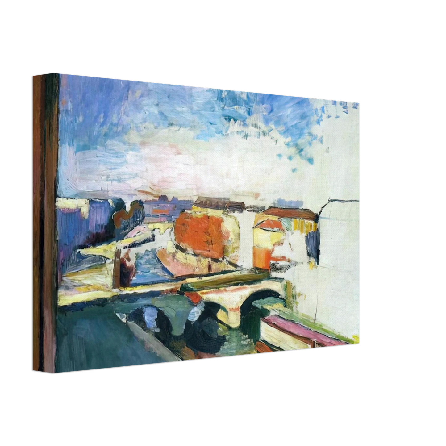 Henri Matisse - PONT SAINT MICHEL IN PARIS Canvas - 40x60 cm / 16x24 inches-canvas