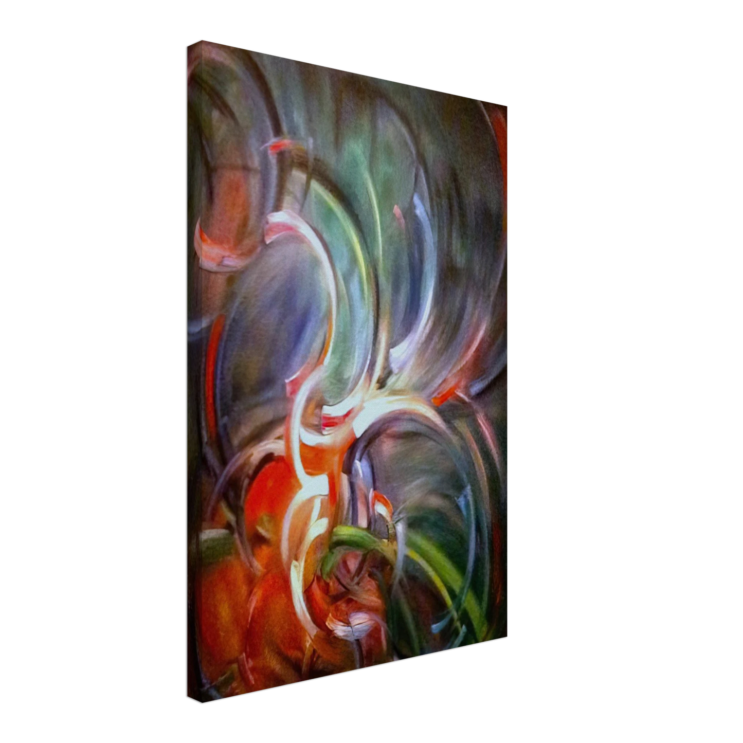 Konrad Zuse - Untitled - 1974 Canvas - 40x60 cm / 16x24 inches-canvas