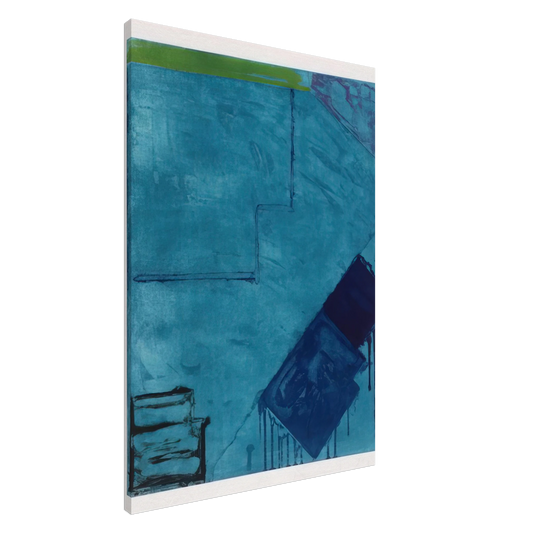 John Hoyland - Rankin - 1979 Canvas - 20x30 cm / 8x12 inches-canvas