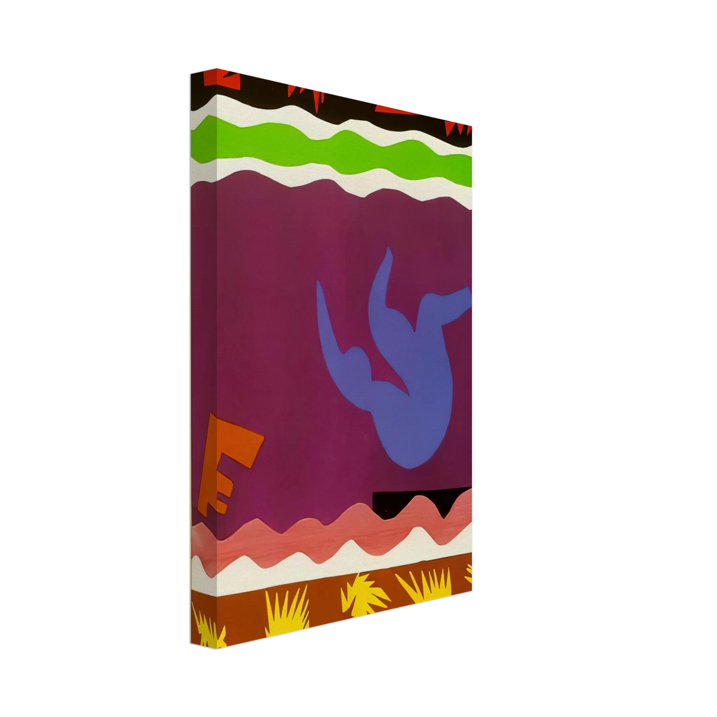 Henri Matisse - THE TOBOGGAN 1943 Canvas - 40x60 cm / 16x24 inches-canvas