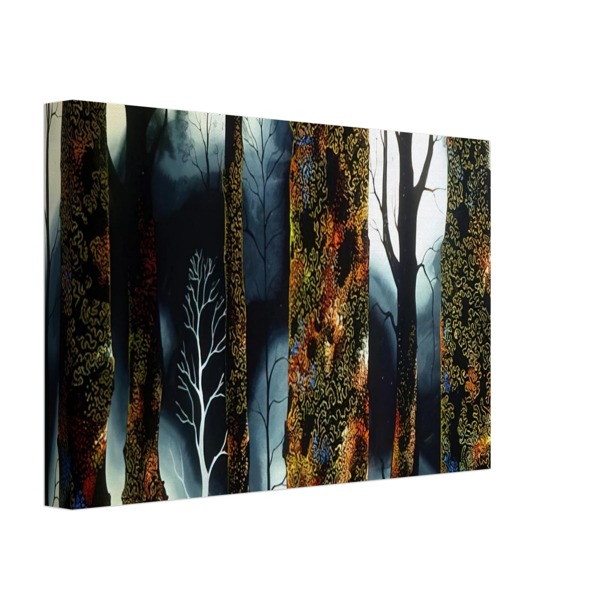 Eyvind Earle - Jewel Trees Canvas - 40x60 cm / 16x24 inches-canvas