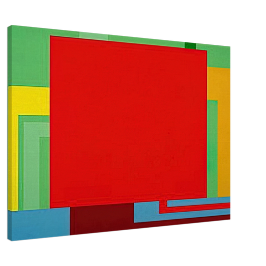 Peter Halley - Soul Control - 1991 Canvas - 20x30 cm / 8x12 inches-canvas