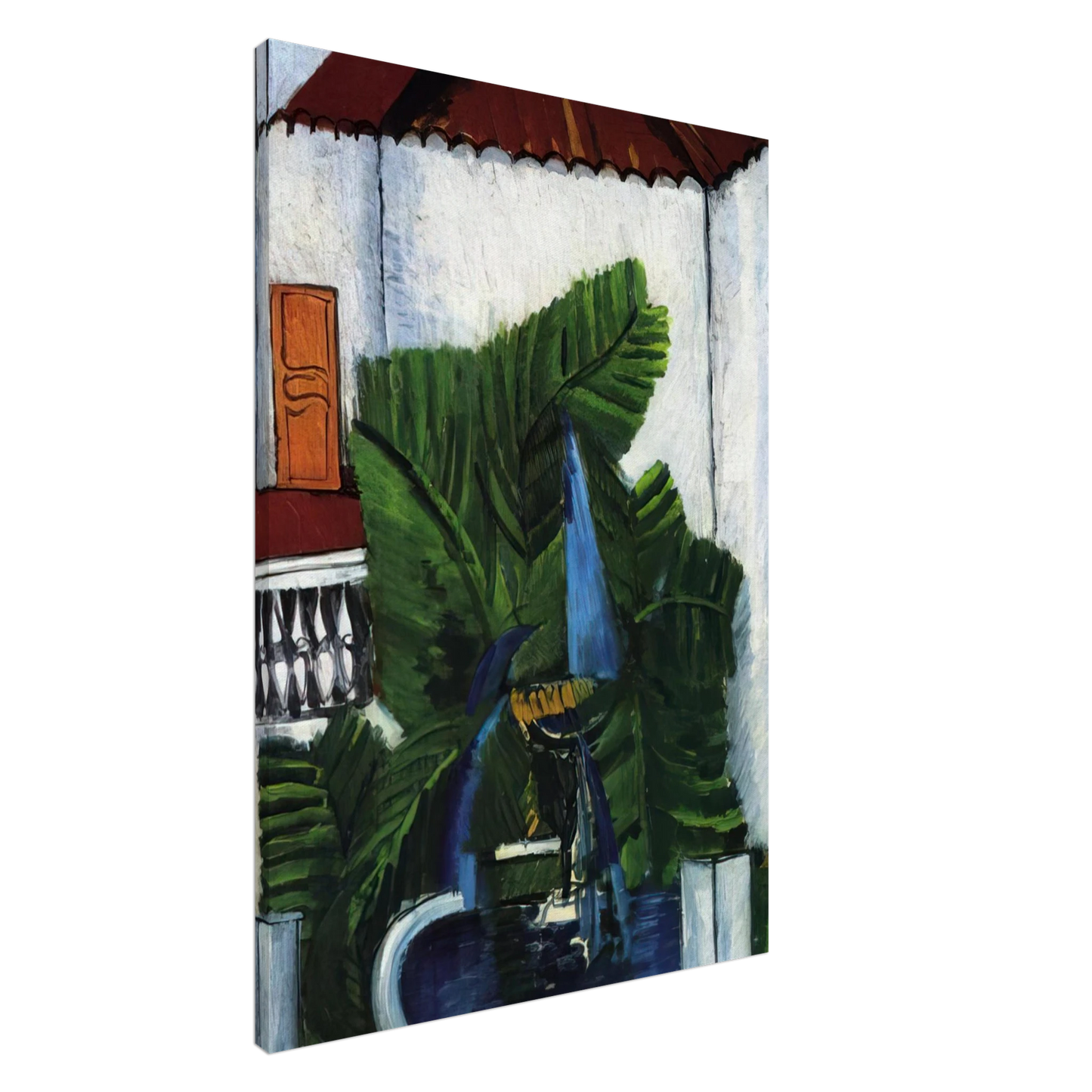 Raoul Dufy - FOUNTAIN IN AVIGNON 1913 Canvas - 20x30 cm / 8x12 inches-canvas