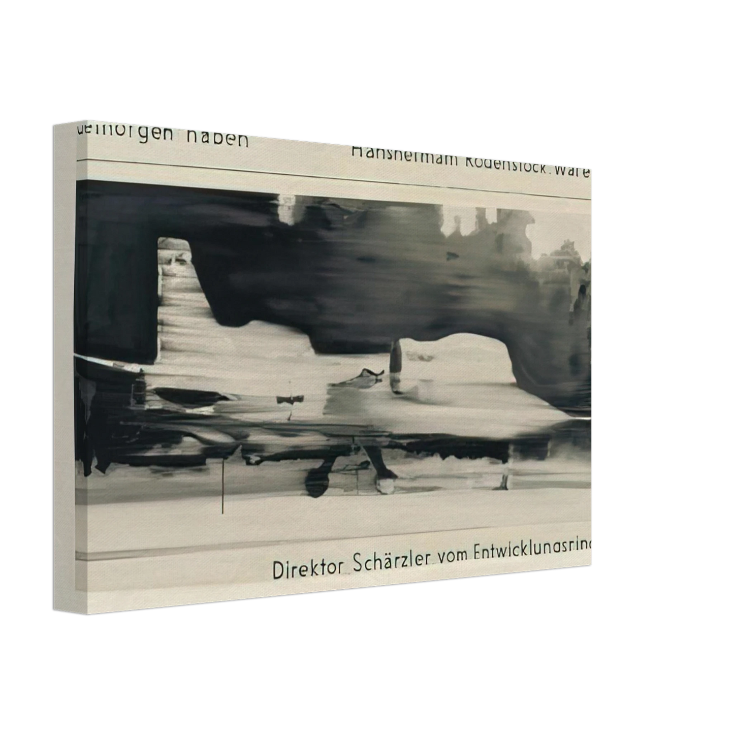 Gerhard Richter - SCHARZLER 1964 Canvas - 70x100 cm / 28x40 inches-canvas